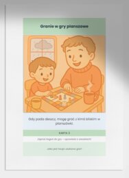 Karty obrazkowe „Co można robić, gdy pada?”