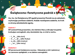 Świąteczno-fonetyczna podróż z Elfem!