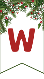 WESOŁYCH ŚWIĄT - Boże Narodzenie – GIRLANDA – biblioteka – świetlica – przedszkole – gazetka – wersja 1