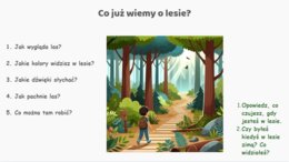 Las w 4 porach roku. Prezentacja.