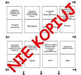 Domino - budowa cząsteczkowa ciał