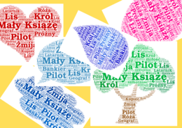 Chmury wyrazowe - "MAŁY KSIĄŻĘ'