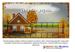 Jesienna pogoda – Gra planszowa