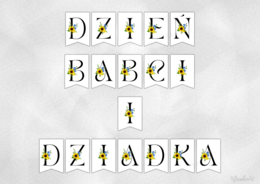 Dzień Babci i Dziadka - girlanda (PDF)