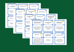 ZWIĄZKI FRAZEOLOGICZNE związane z pogodą– fiszki - układanka – kl. 4-8 – egzamin – powtórzenie- ćwiczenia – frazeologizmy