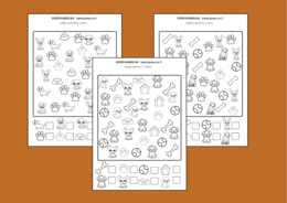 DZIEŃ KUNDELKA: znajdź, pokoloruj i policz – karta pracy – 3 wersje - biblioteka - świetlica - przedszkole