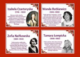 DZIEŃ KOBIET - – gazetka - SŁAWNE POLKI – biblioteka – świetlica – 24 strony – wersja 3