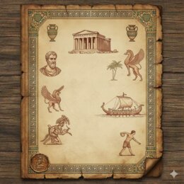 KRZYŻÓWKA – „STAROŻYTNA GRECJA” – MATERIAŁ DYDAKTYCZNY