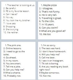 Flirt towarzyski - reagowanie językowe, 8 klasa