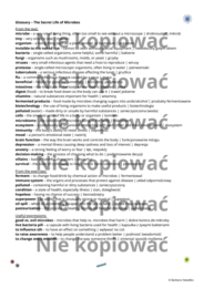 Karta pracy - czytanka "The Secret Life of Microbes" B2 + ćw. Present Perfect v. Past Simple