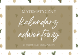 Matematyczny kalendarz adwentowy E8