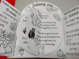 Jesienny czas- praca plastyczno-techniczna