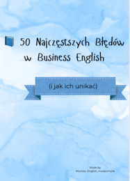 50 Najczęstszych Błędów w Business English