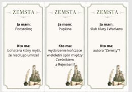 Zemsta - ja mam, kto ma?