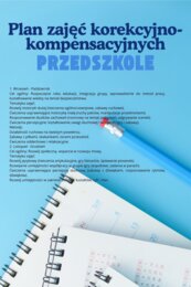 Roczny plan zajęć korekcyjno-kompensacyjnych, przedszkole