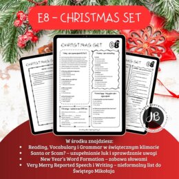 Christmas Set - Gotowa lekcja angielskiego na święta dla klas 6–8!