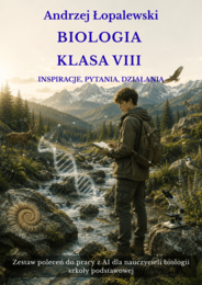 Biologia – klasa VIII. Inspiracje, pytania, działania. Zestaw poleceń do pracy z AI dla nauczycieli biologii szkoły podstawowej