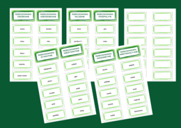 RZECZOWNIKI – fiszki – 5 stron – kl. 4- 8