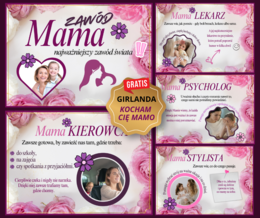 Dzień Mamy – gazetka szkolna PDF do druku - Mama – najważniejszy zawód świata