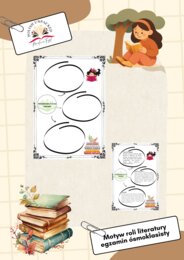 Karta pracy motyw roli literatury w życiu człowieka + odpowiedzi, egzamin ósmoklasisty