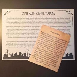 OPIEKUN CMENTARZA - matematyczna bajka manipulacyjna KLASA 5