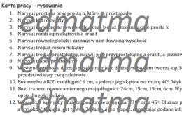 Zadania - rysowanie (wykonywanie rysunków pomocnicznych)