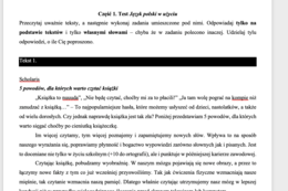 Pewniak do Matury: Autorski Egzamin Próbny z Języka Polskiego z Pełnym Kluczem Odpowiedzi