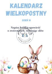Kalendarz Wielkopostny – 40 dni kreatywnych zadań językowych