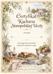 Dyplomy/ certyfikaty dla uczniów do lektury "Pan Tadeusz" kolorowe