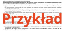 Thanksgiving Day- Stacje dydaktyczne