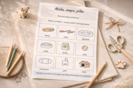 Miska, smycz, piłka – słowniczek małego opiekuna psa