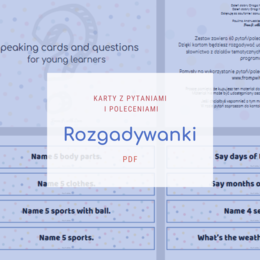 Karty pytań i poleceń do rozgadania uczniów