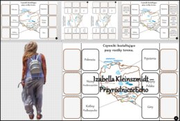 Notatka okienkowa/stacja zadaniowe/notatka interaktywna/notatka graficzna/karta pracy/sketchnotka „Czynniki kształtujące rzeźbę terenu”, „Ukształtowanie Polski” w pdf do SP. Geografia 7 , dział „Środowisko przyrodnicze Polski”. Materiał wykonany na podst