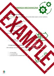 Notatka + zadania: Energia mechaniczna