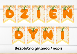 Girlanda - Napis - Dzień Dyni
