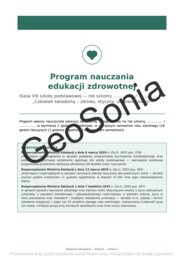 Komplety Pakiet do Edukacji Zdrowotnej dla Klasy VIII – cały rok szkolny