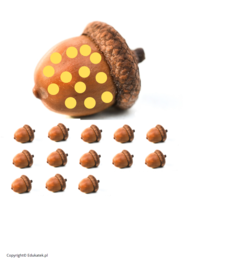 Jesienna matematyka – zabawa matematyczna