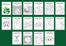 DZIEŃ ZIEMI – Galeria – kolorowanka – kolorowanki – biblioteka – świetlica – przedszkole – 33 wersje