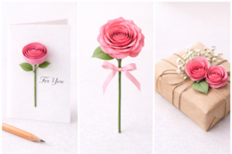 Papierowa róża spiralna [Instrukcja]