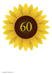 Jesienna tabliczka mnożenia - dekoracja