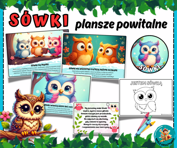 SÓWKI - plansze powitalne