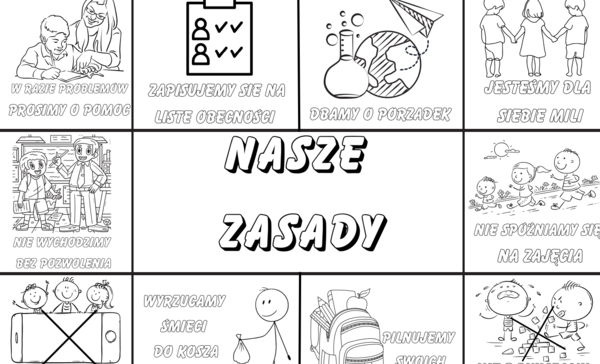 NASZE ZASADY - karta pracy ŚWIETLICA SZKOLNA