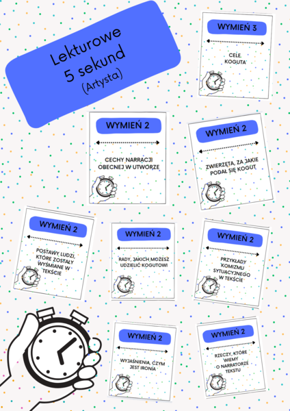 Lekturowe 5 sekund - Artysta