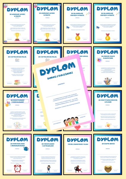 🎓 28 wyjątkowych dyplomów na zakończenie roku! 🎓