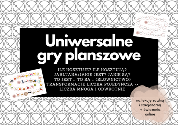 UNIWERSALNA gra polski dla obcokrajowców