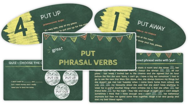 PUT phrasal verbs