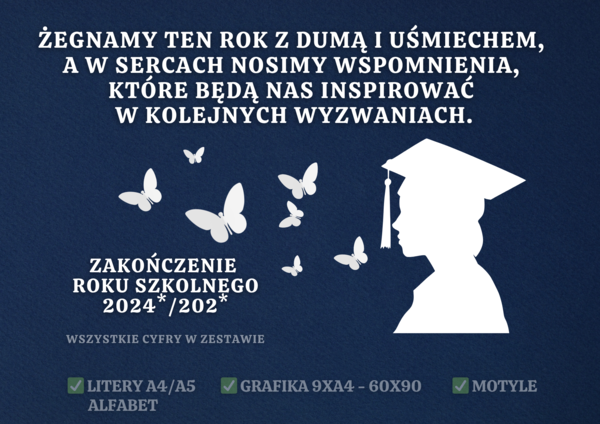 ZAKOŃCZENIE ROKU - DEKORACJA XXL - ŻEGNAMY TEN ROK Z DUMĄ...