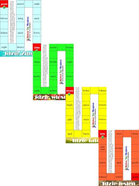 Idą pory roku – Gra planszowa