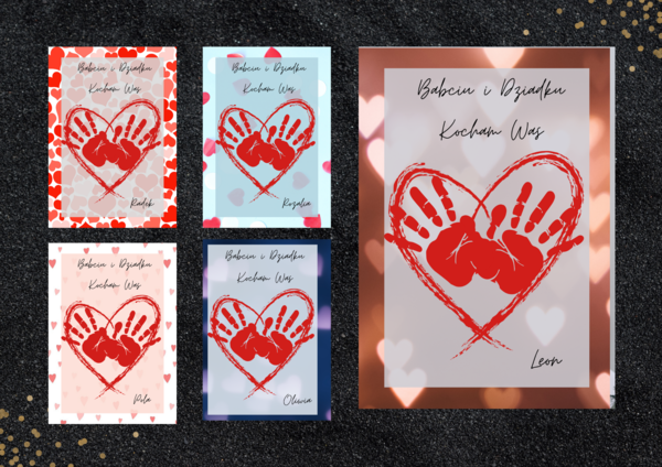 Babcia i dziadek- laurka