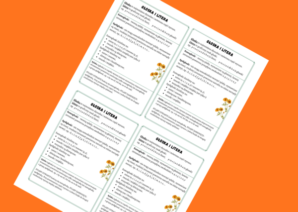 LITERA i GŁOSKA , sylaba - fonetyka - wklejka